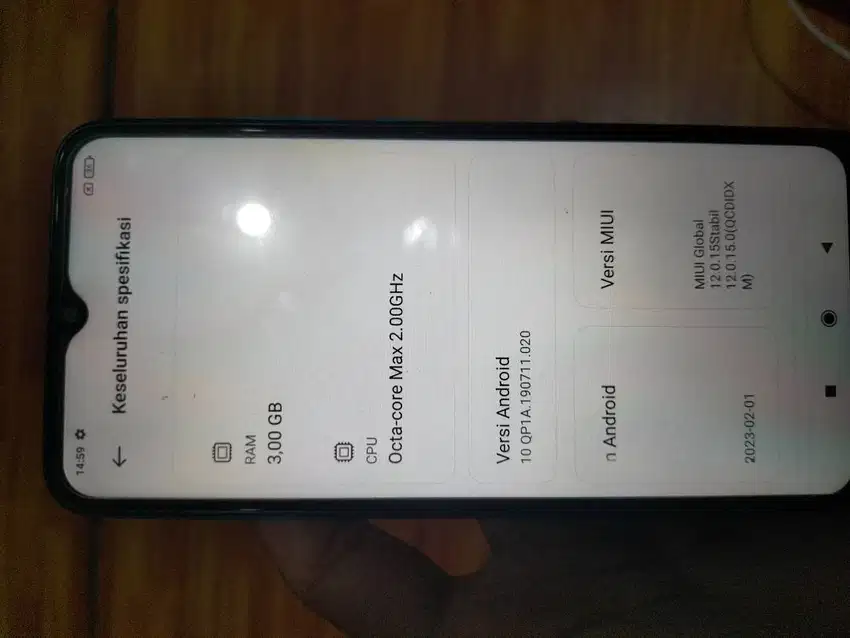 Di jual Handphone merk Xiaomi Redmi 9a