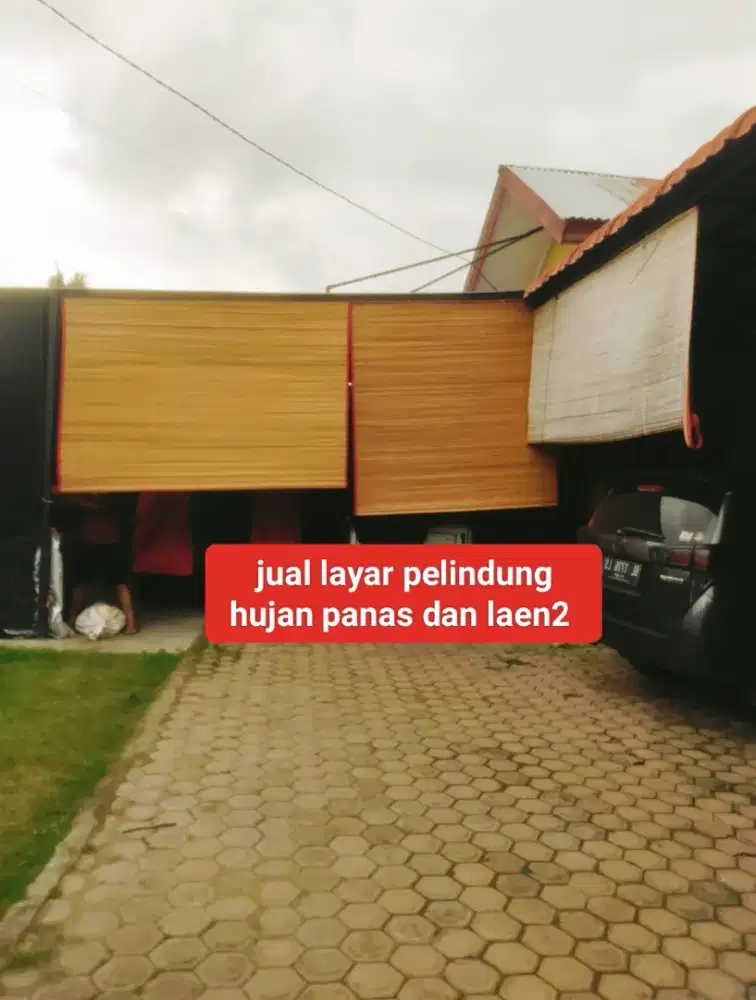 Jual layar pelindung hujan panas dan laen2