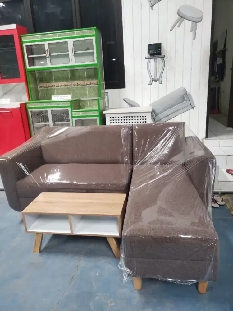 SOFA L PUTUS PLUS MEJA