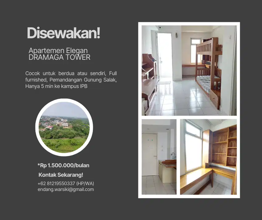 Disewakan Apartemen