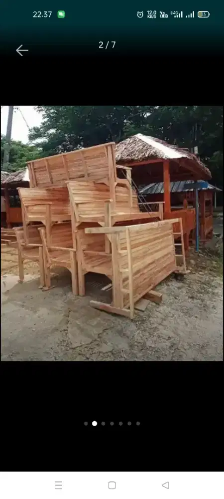 Jual kursi kayu tangga Tirai gulung dan laen2