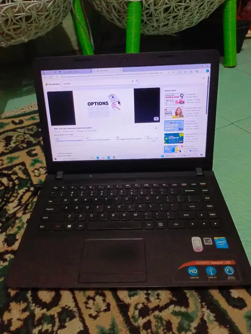 Laptop Lenovo Ideapad 100 celeron N2840 2.2Ghz 4Gb ram 14 ich