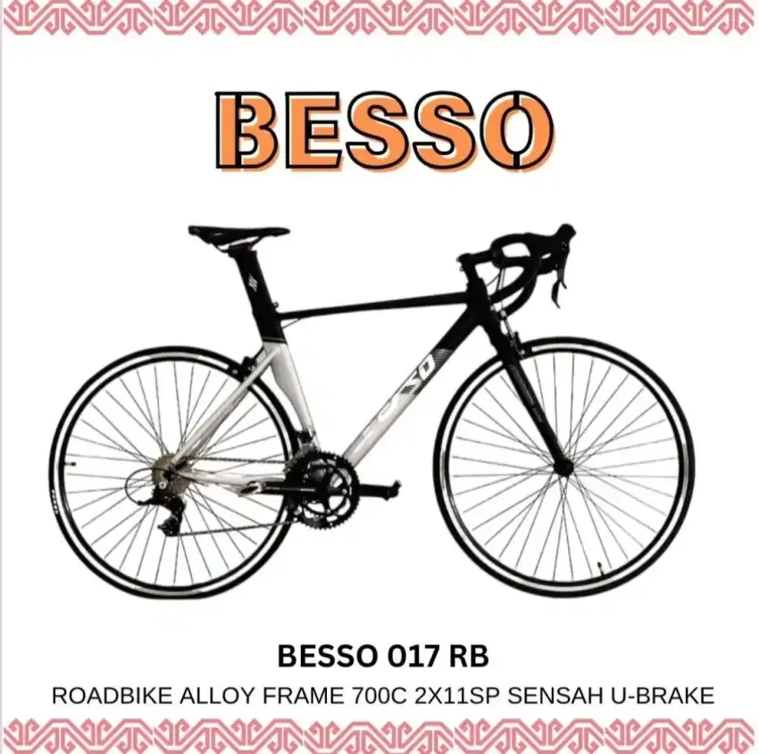 Roadbike Sepeda Balap Besso 017 RB 700C