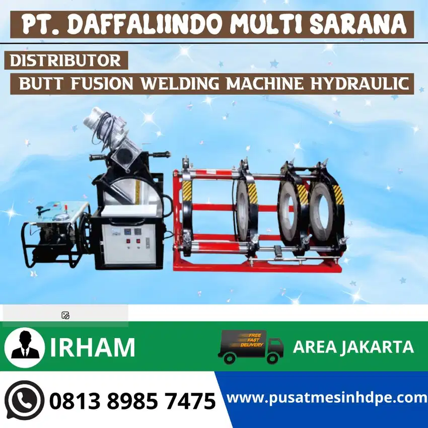 Mesin Las Pipa Hdpe 200mm Hydraulic | Ready Stok di Jakarta