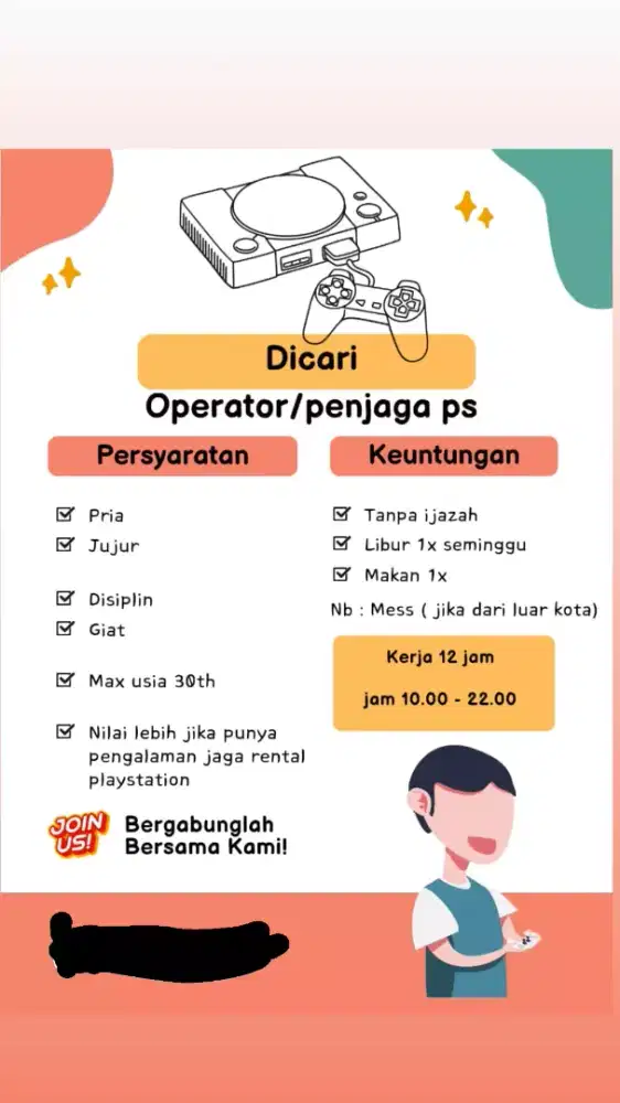 Lowongan jaga rental