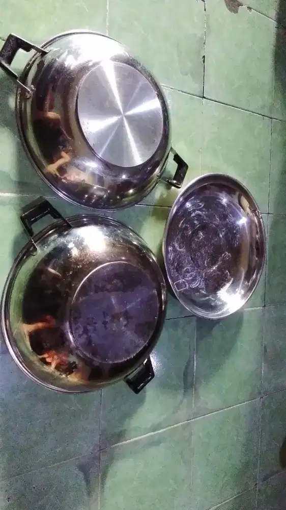 Wajan stainlist asli anti magnet