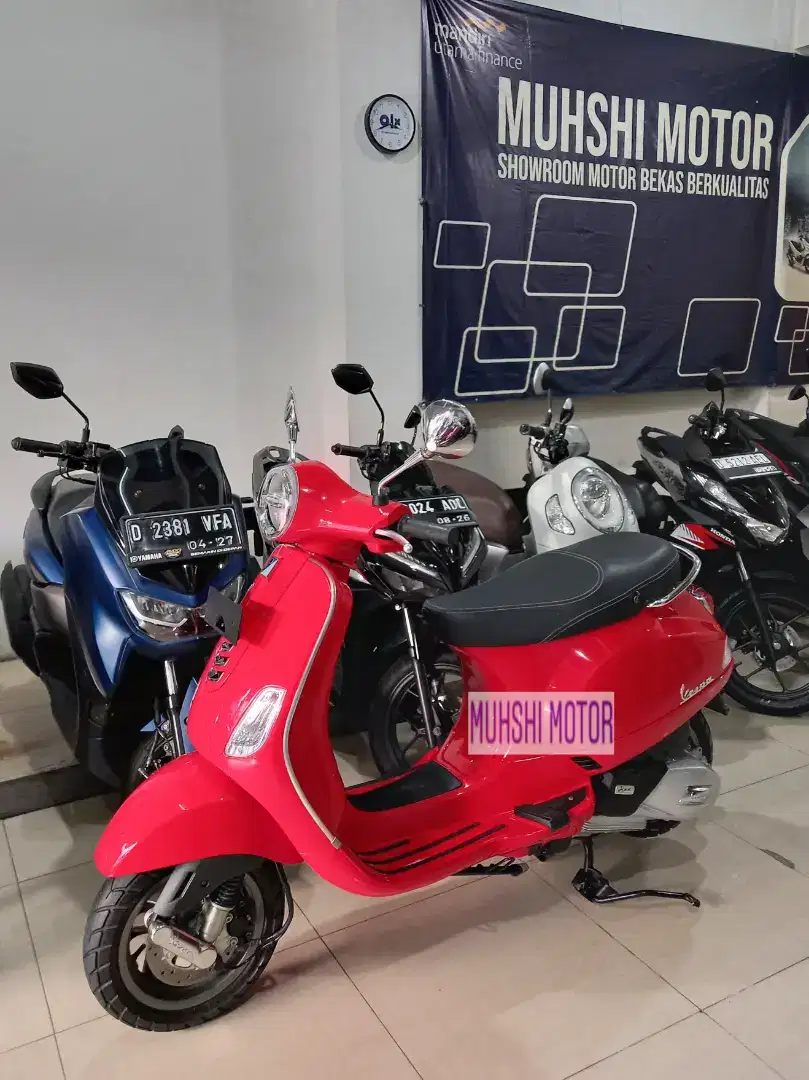 KM 8.000 VESPA LX 125 I GET 2022, SEPERTI BARU, MUHSHI MOTOR.