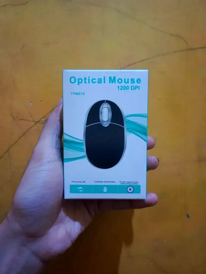 Optical Mouse TPM010 - 1200 DPI 99,9% like new baru pake sekali