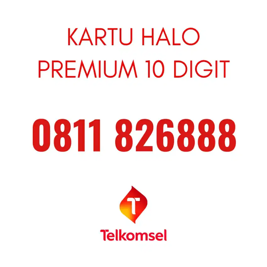 Kartu HALO 10 Digit triple 888