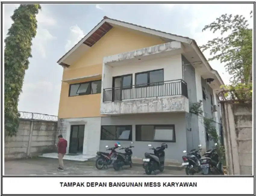 Dijual gedung kantor dan gudang maes karyawan cocok buat PT