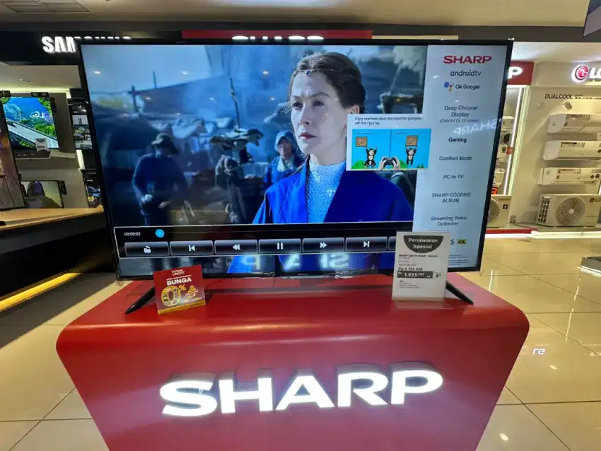 PROMO BUNGA 1.77 TV SHARP 50 INCH