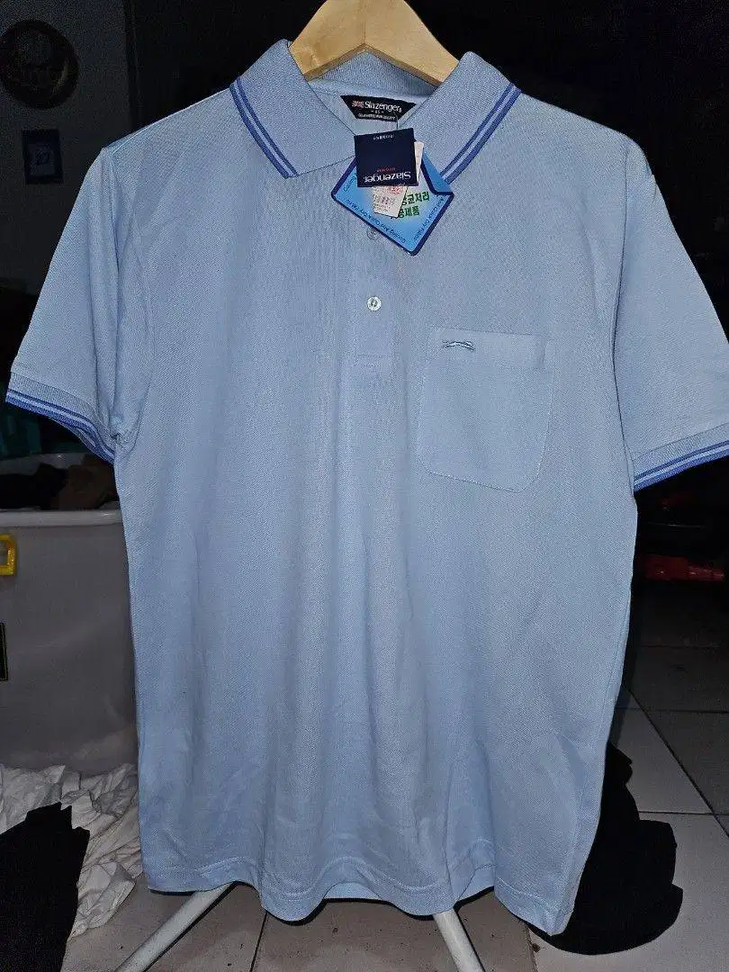 Slazenger kaos kerah kantong pocket baju size M