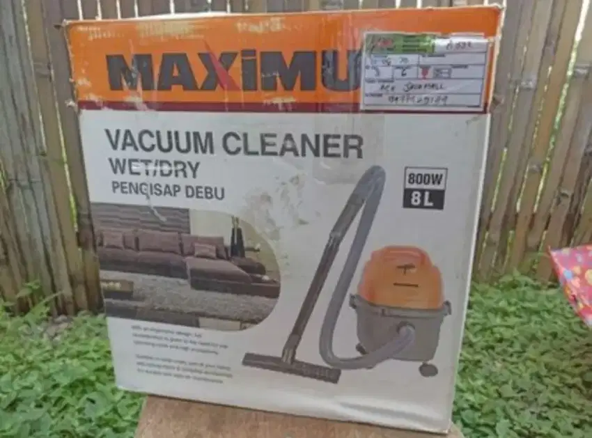 Vacuum cleaner maximus 800W lengkap