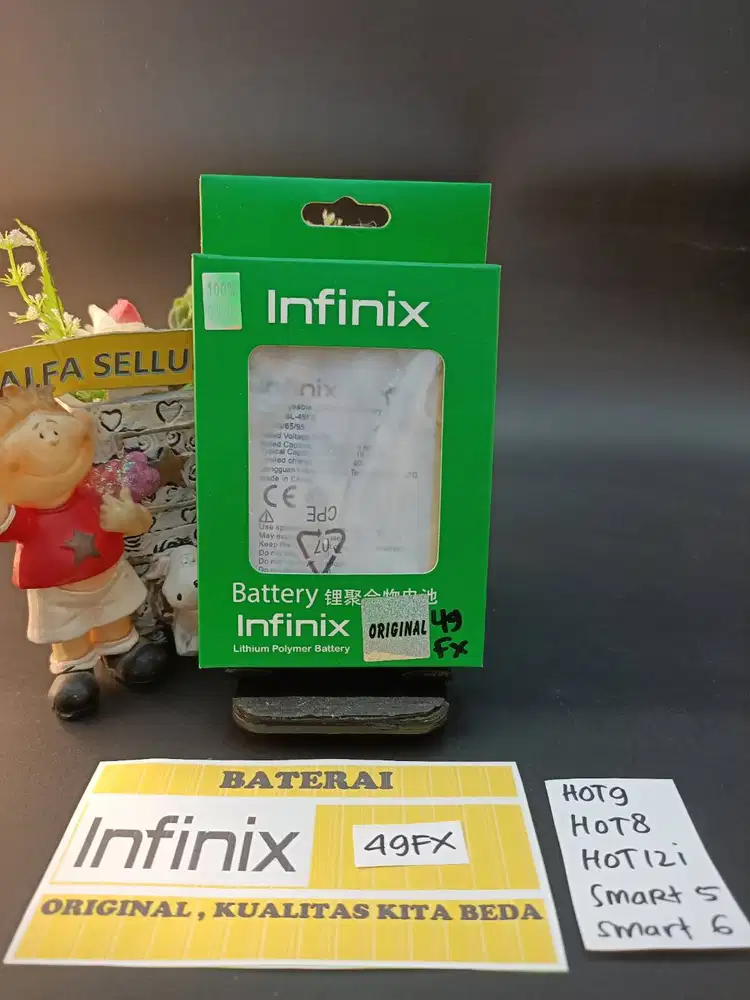 Baterai Infinix HOT 9/HOT 8/ HOT 12i/ Infinix SMART 5/ SMART 6 BL-49FX