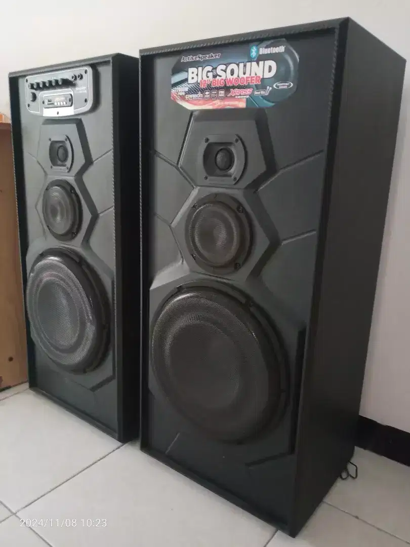 Speaker Aktif Sharp Cbox-1280 UBL, Bluetooth, Suara Dahsyat