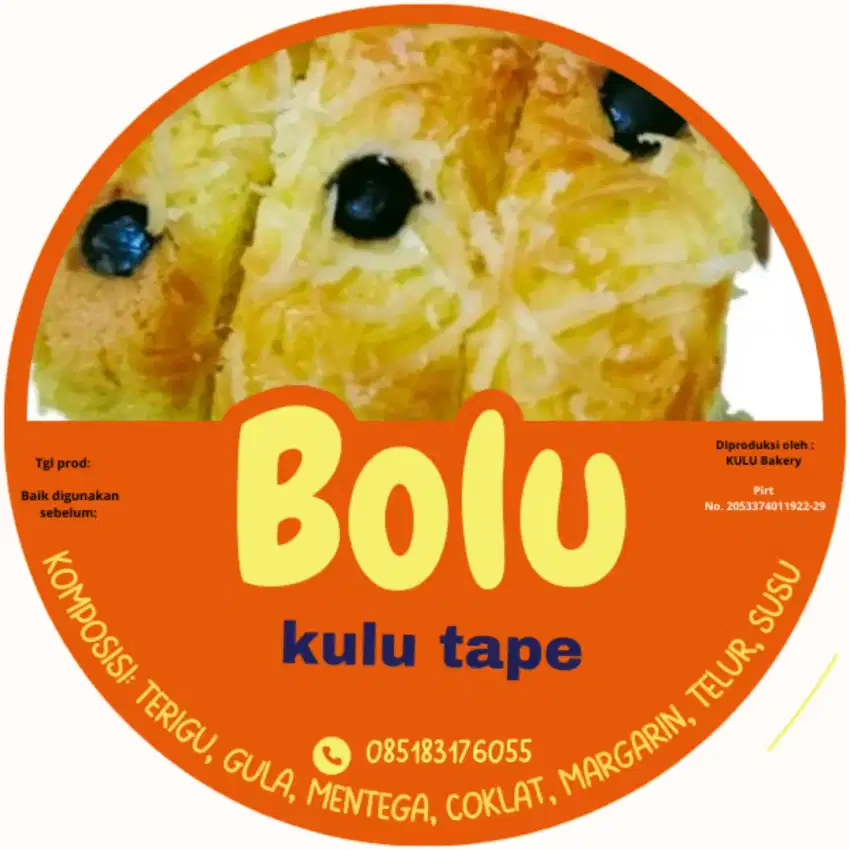 Roti bolu. Bolu tape