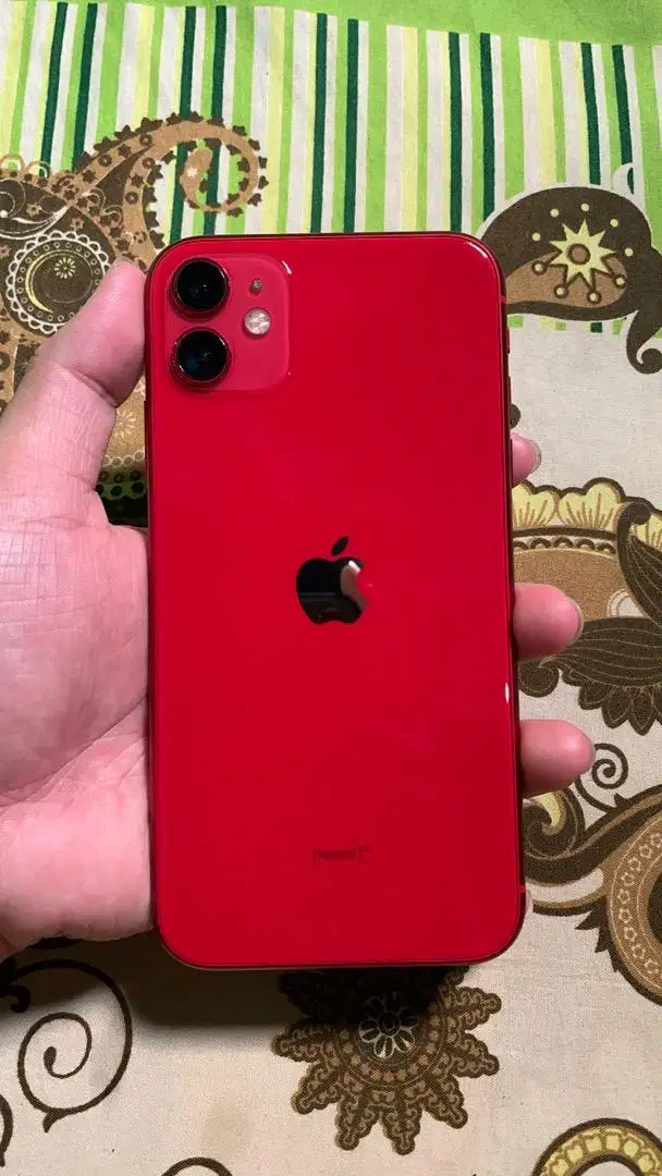 Jual Iphone 11 Red 128 GB NO MINUS, Jaringan All Operator, Lengkap