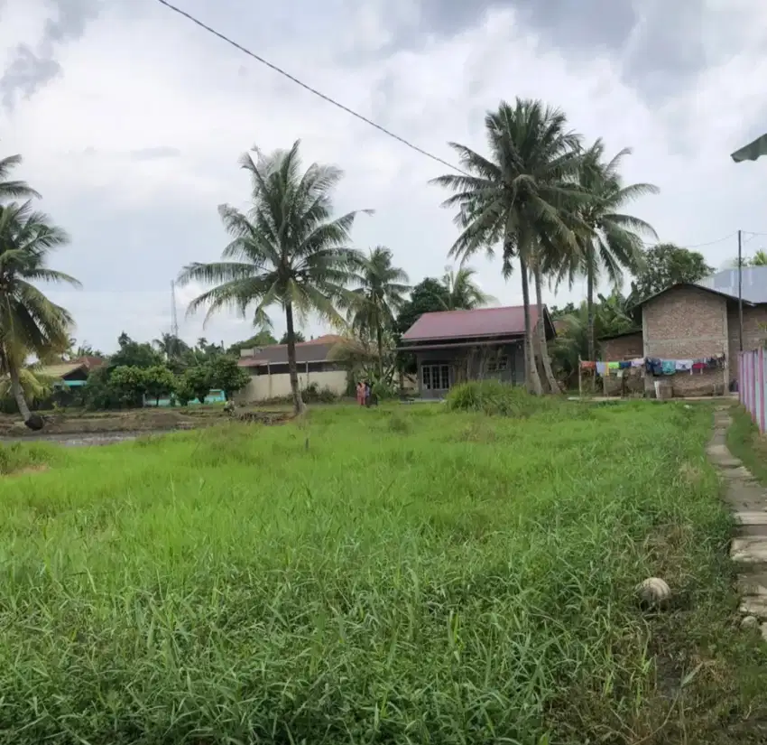 Dijual tanah kampung hamparan perak murah