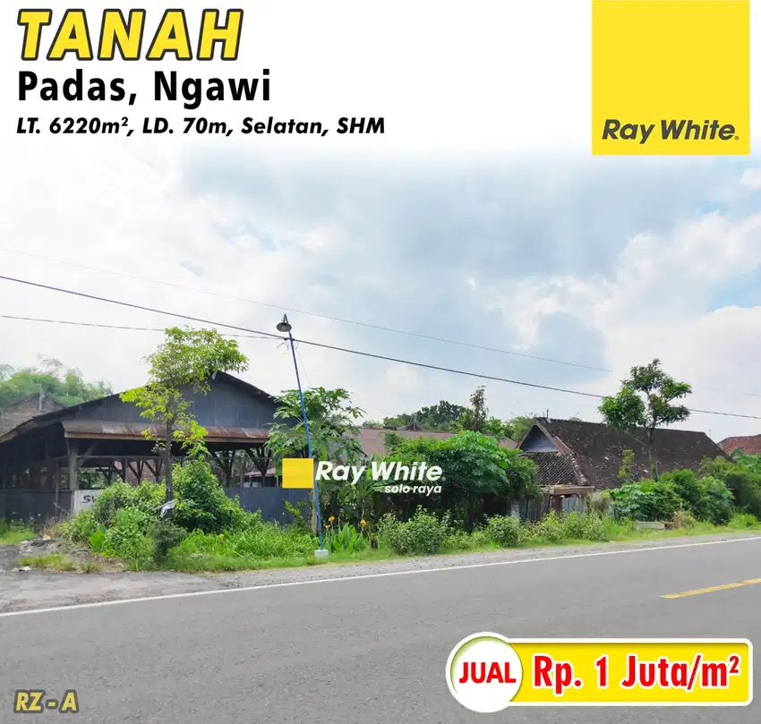 Dijual Tanah Padas, Ngawi