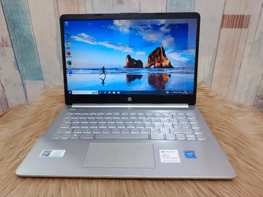 Laptop Terbaru Mulus HP 14s-dq0xxx Celeron N4120 Ram 4 Ssd 256