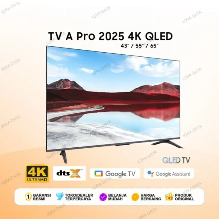 LED TV XIAOMI 43 GOOGLE TV A PRO  2025 QLED 4K