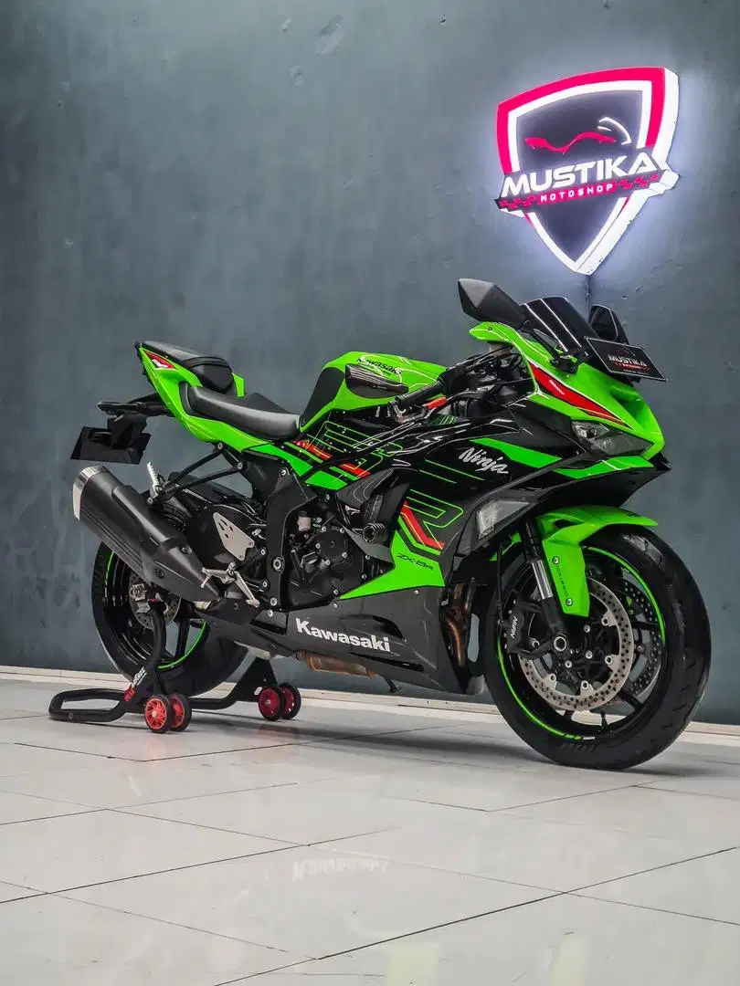 Kawasaki ZX-6R Facelift 2024 Layar TFT Kondisi like new Zaky Mustika