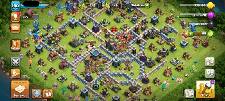 Coc th 14, Town hall 14 semimax