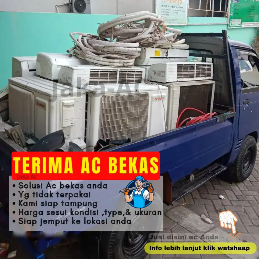 TERIMA AC BEKAS. AC 1/2 PK 1 PK DLL