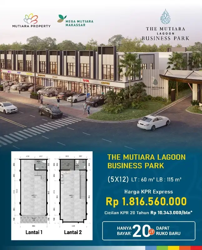 Ruko Baru The Mutiara Lagoon Business Park