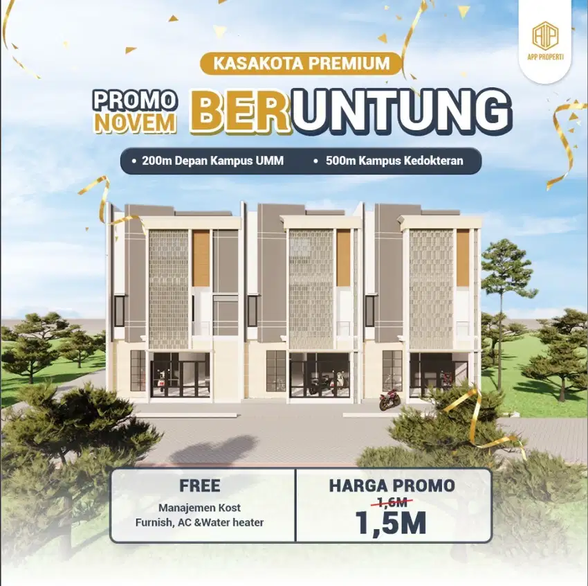 Rumah Kost Murah 2 Lantai Dekat Area Kampus UMM, Kota Malang