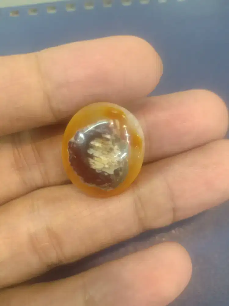 Batu akik badar 3 warna