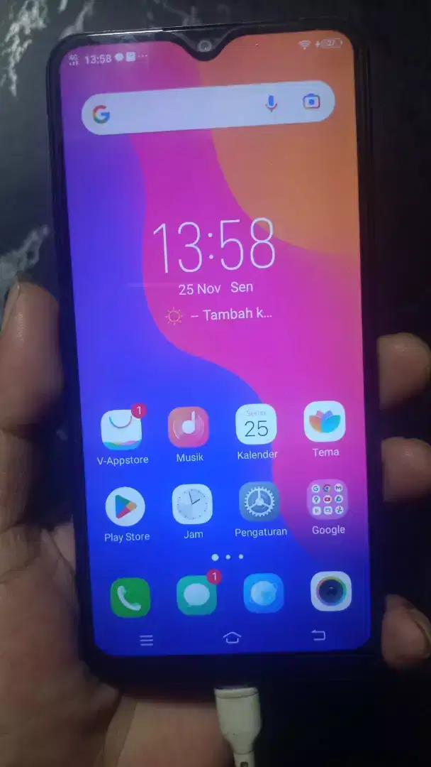 Vivo y91c internal 32gb/2gb ram normal minus LCD bekas gantian