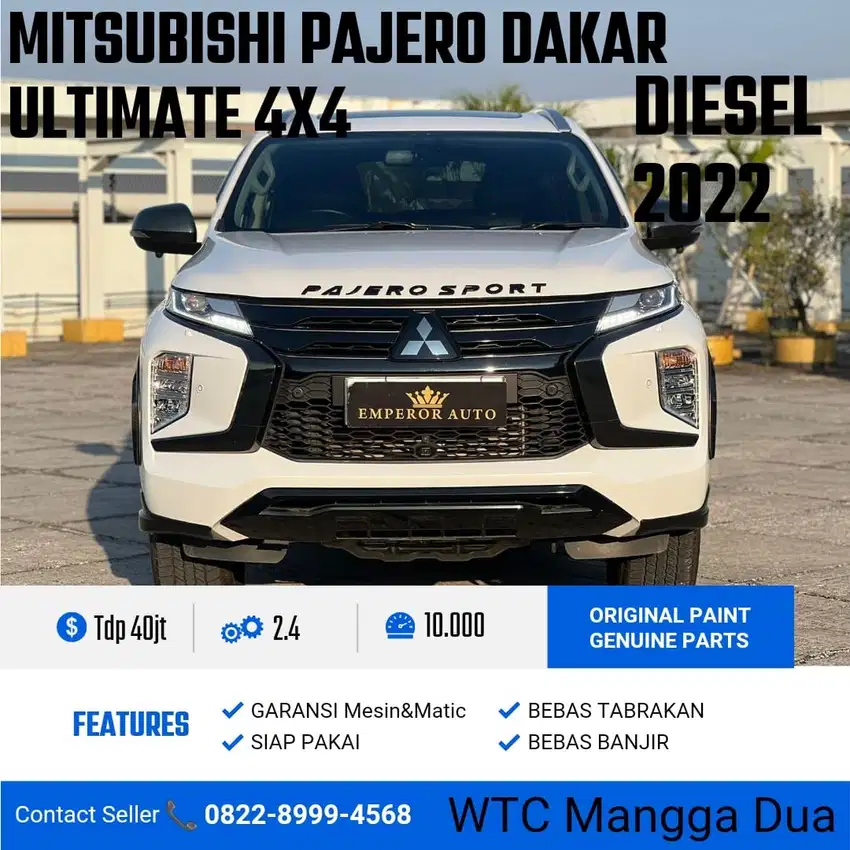 Mitsubishi Pajero Sport 2.4 Dakar 4x4 Ultimate Sunroft AT Diesel 2022