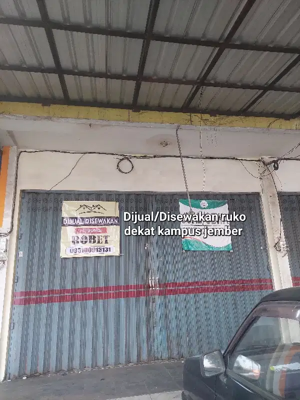 Disewakan ruko dekat kampus jember