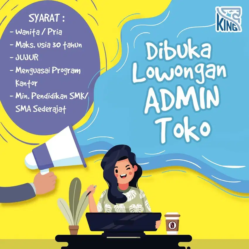 Dibutuhkan Segera Pegawai Sales Marketing Admin Online Surabaya