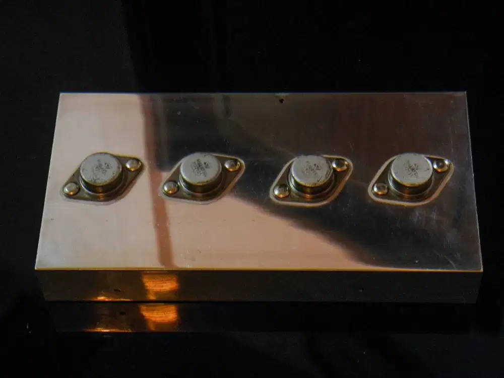 Transistor jengkol 2N3055 MJ2955 (ST Malaysia jadul)