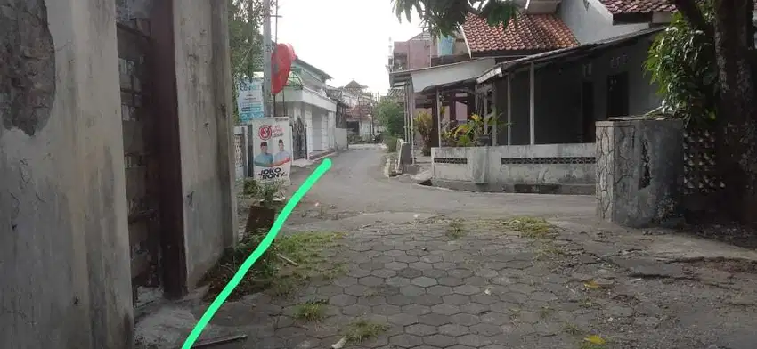 Tanah Pekarangan Bonus Rumah di Bantul Kota TP 830