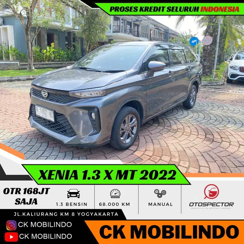 (Dp3jt) All New Xenia 1.3 X Manual 2022 Plat H ORISINIL Kredit Murah