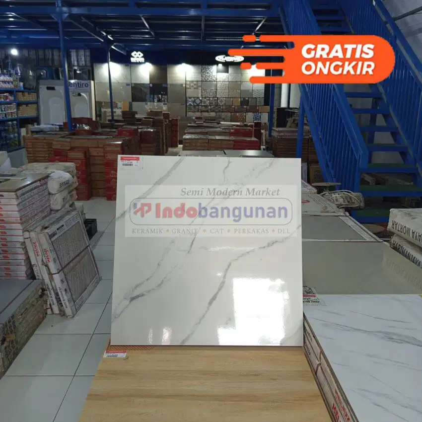 Lantai Granit Platinum Sebastian 60x60 Grade 1 Grey Rec 86