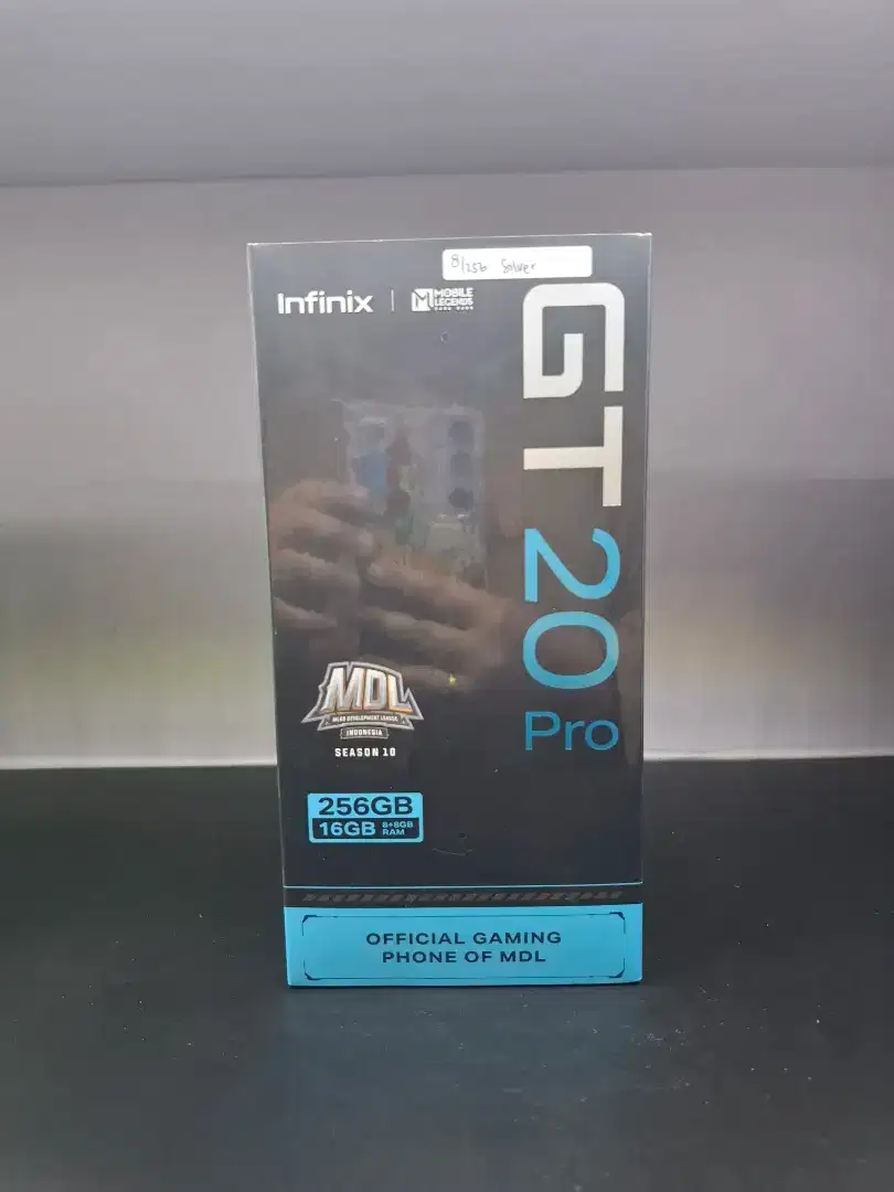 INFINIX GT 20 PRO 8/256GB SILVER BRG BARU GRSI RESMI INDO