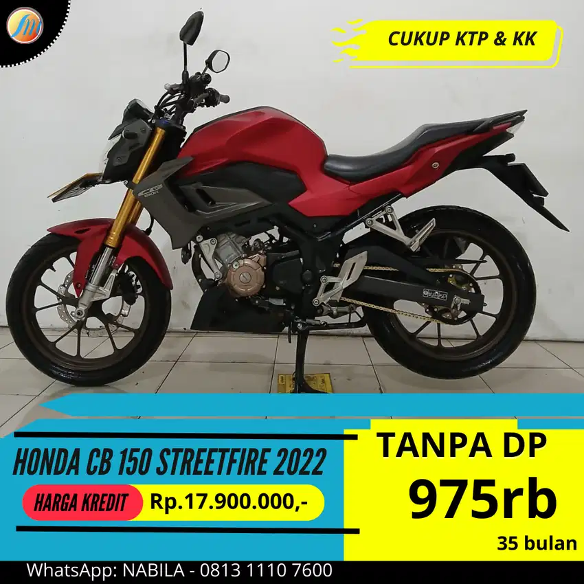 Honda CB 150 R Streetfire 2022 KREDIT TANPA DP PROSES KILAT 1 HARI