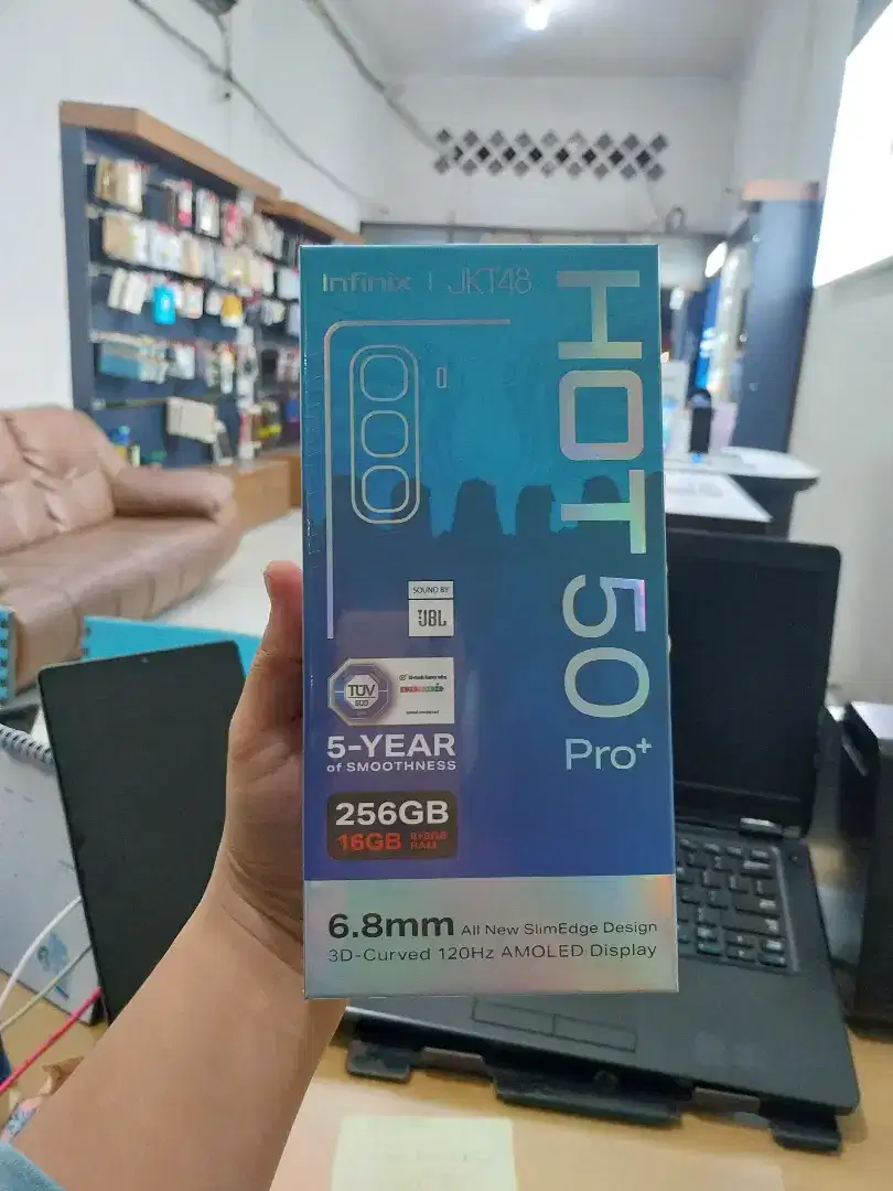 Infinix hot 50 pro+ 8/256gb black baru