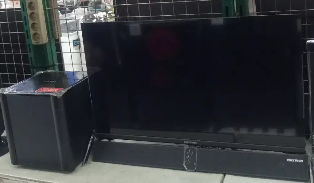 LED TV POLYTRON ANDROIDTV 43INCH + SUBWOOFER CASH/CREDIT