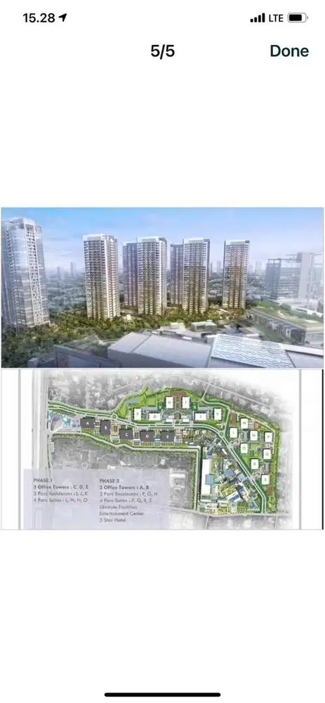 Dijual Apartemen Studio di Puncak Jakarta Selatan
