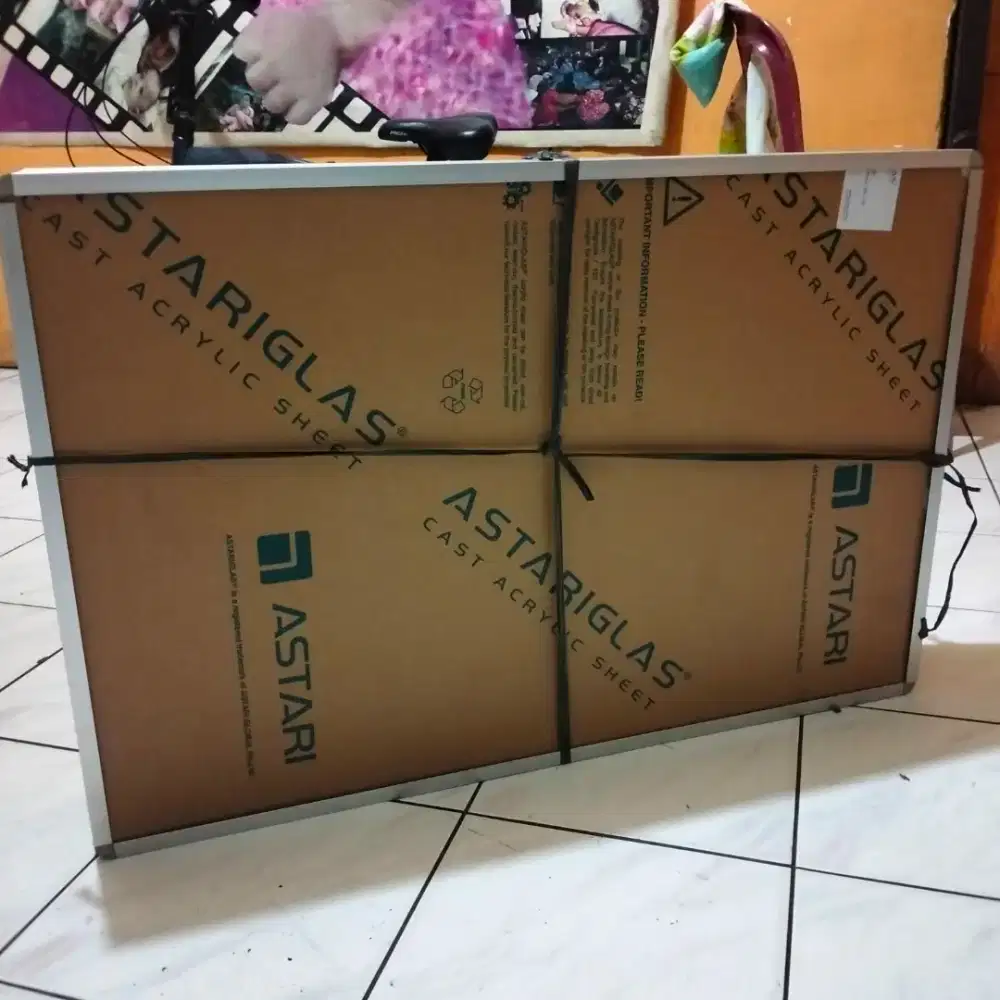 Neon Box Alumunium 2 sisi 60×90