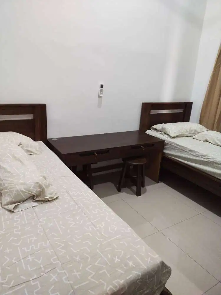 SEWA RUMAH KOSAN PUTER FULFURNITURE DI UTM BANGKALAN MADURA