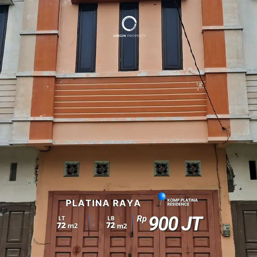 Dijual Murah Rumah 3 Tingkat Platina Residence Jalan Platina Raya