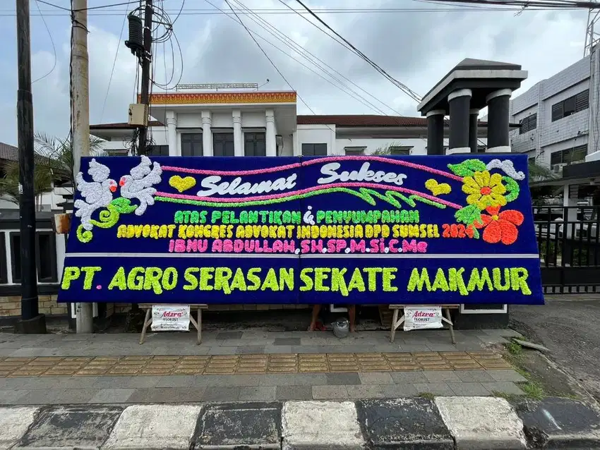 Papan karangan bunga palembang