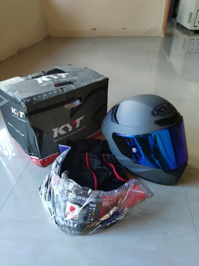 Jual helm KYT TT course visor clear