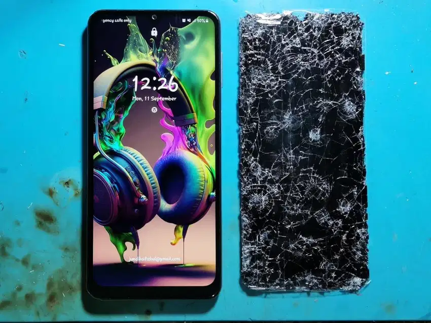 Ganti LCD Touchscreen Samsung A20 A20s A21 A21s